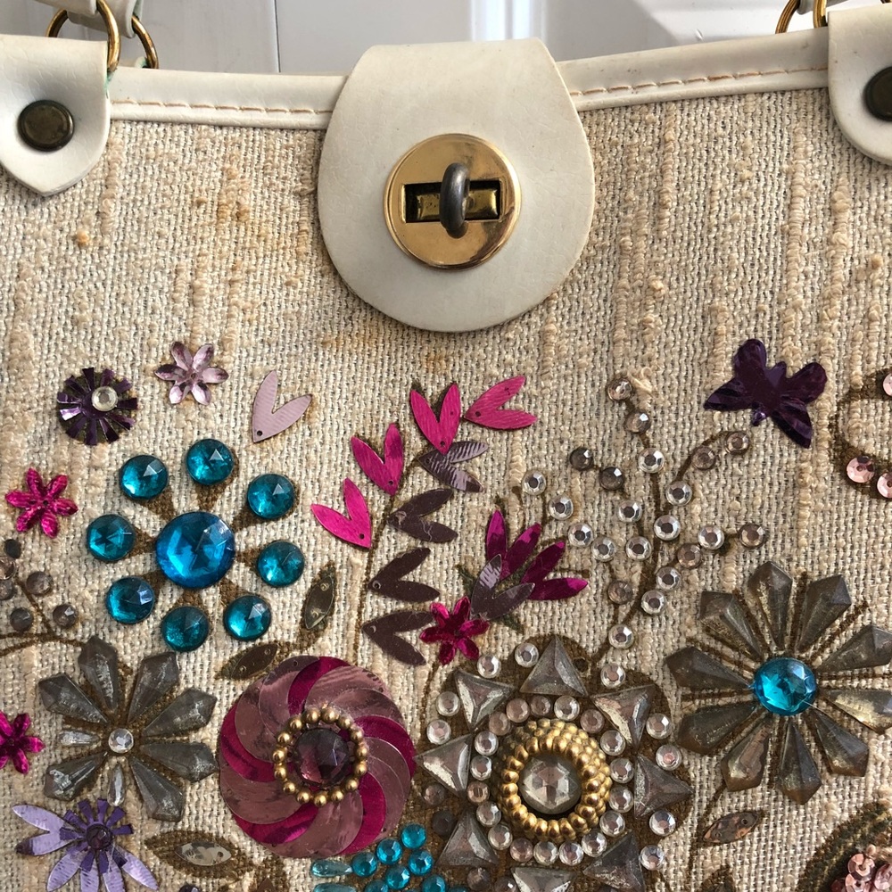 Vintage jeweled handbag